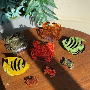 Big crab Claw Clips, Tropical fish Claw Clip, Claw Clip,Animal catching Claw Clip, Acetate Hair Clips,Fashion Claw Clip,Creative Claw Clip