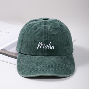 Personlig broderad pappahatt: Basebollkeps med anpassad text, möhippa och kvinnoföreningspresent