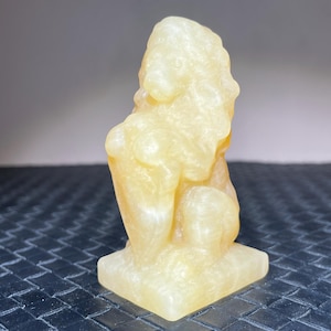 3&quot; Natural Geode stone Lion skull,Lion skull,Quartz crystal skull,Hand carved,Home Decoration,Crystal healing,Crystal gift 1x