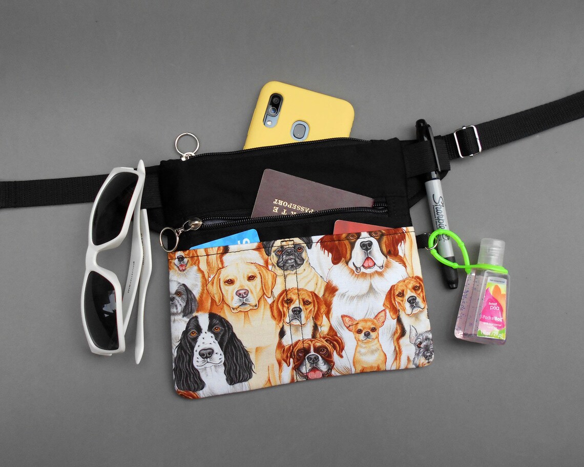 Belt Bag Dog Walker Fanny Pack Cute Waist Purse Veterinary Etsy