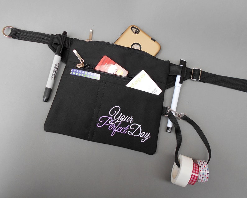 Fanny Pack With Logo Custom Text Hip Bag Personalize Belt Etsy