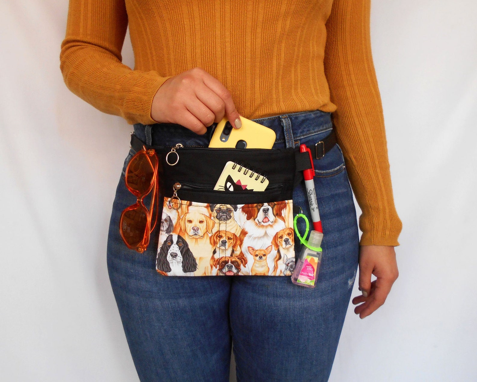 Belt Bag Dog Walker Fanny Pack Cute Waist Purse Veterinary Etsy