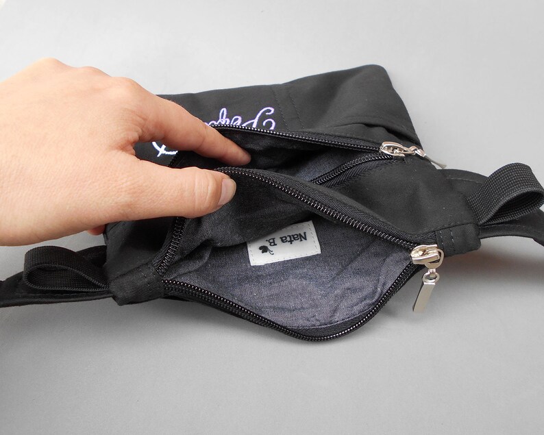 Fanny Pack With Logo Custom Text Hip Bag Personalize Belt Etsy