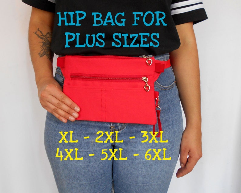 Hip Bag Plus Size Women Fanny Pack Large Waist Belt Purse Etsy