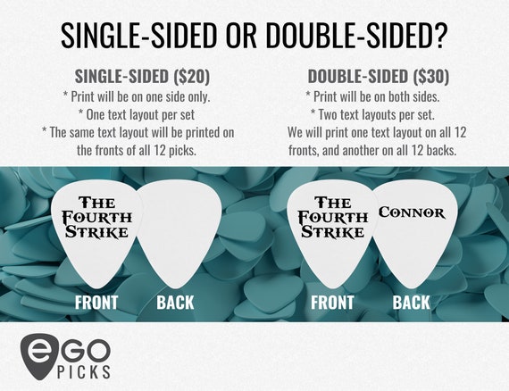 Personalized guitar picks single deals
