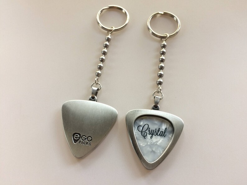 Egopicks Pick Holder KEYCHAIN W/ Custom Text GUITAR PICK Etsy