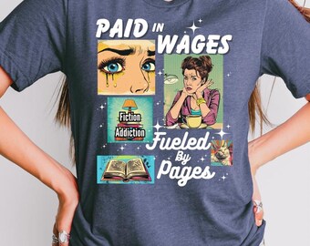 Paid In Löhne Grafik-T-Shirt: Introvertierter Leser, unsozialer Buchclub