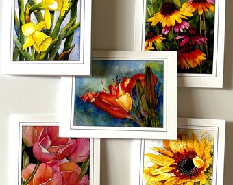 ASSORTED NOTE CARDS (D), Set of 5