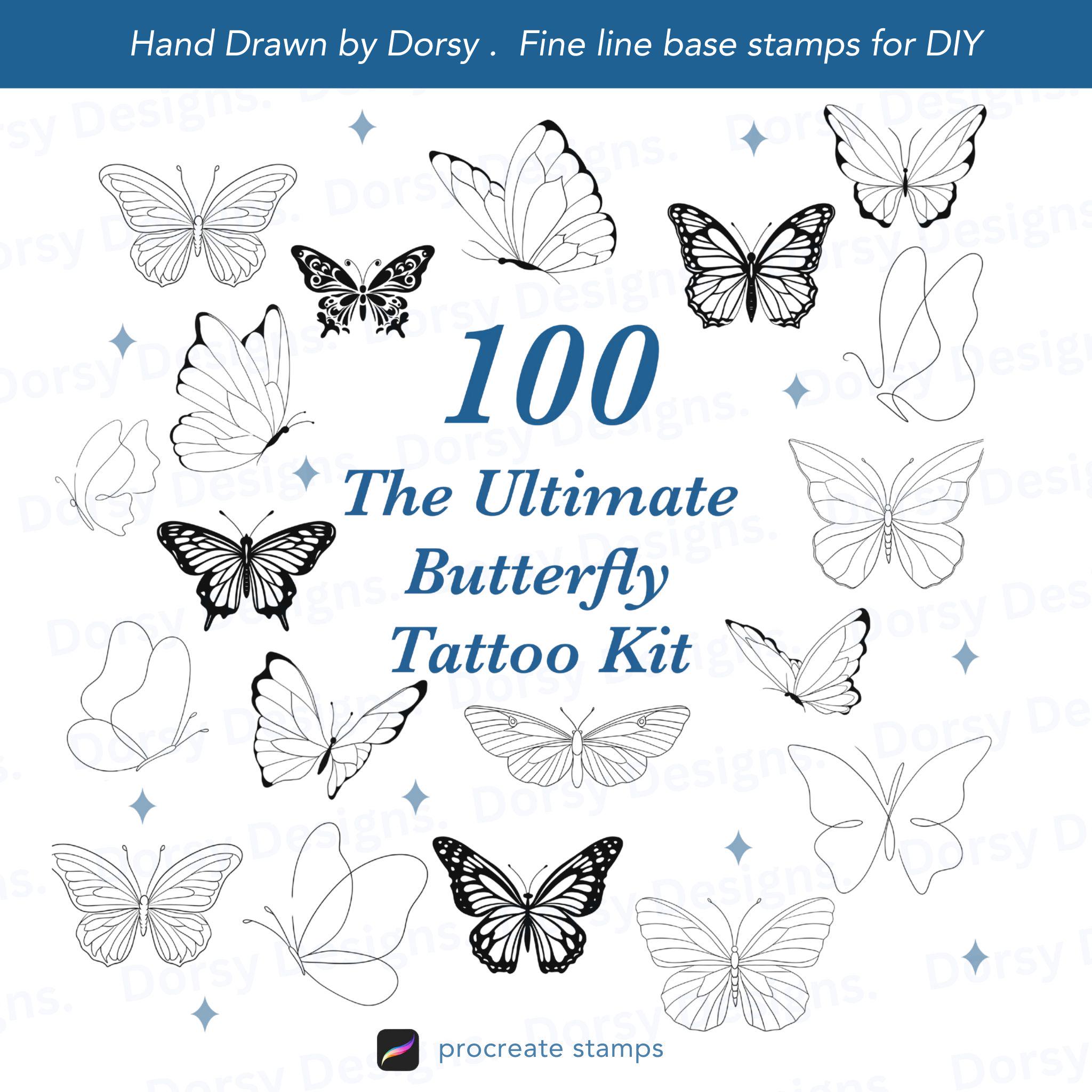 Tattoo Pro Stencils, Airbrush Sjablonen