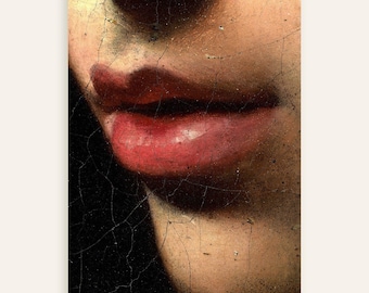 Caravaggio Judith and Holofernes print, Baroque close-up study
