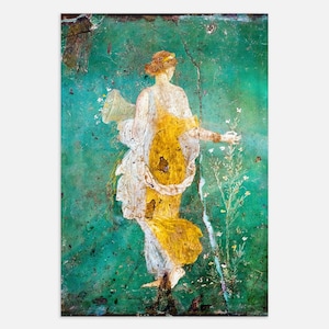 Poster of Flora Wall Fresco – Stabiae - Ancient Roman Painting, thumbnail