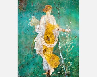 古代ローマのフレスコ画複製 – 時代を超えたクラシックな壁画