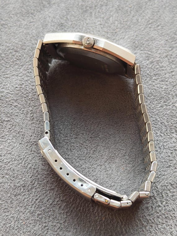 Technos Capri  Automatic Barrel-shaped date Plaid… - image 6