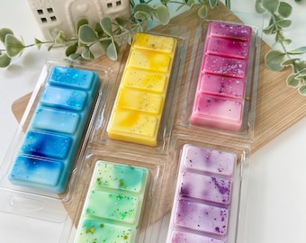 Waxmelts Frühling-Sommer | einzeln oder im Set | Sojawachs | handmade & vegan | Stay fresh-Let it Bloom-First Crush-Glow Queen-Beach Please