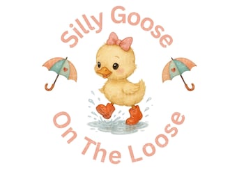 Funny Goose PNG Clipart: Sassy Goose SVG File| Digital Download