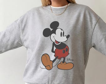 Bluza Disney Vintage Mickey Mouse, Koszulka Disney Vintage Mickey Mouse, Bluza Disney World Holiday Vacation, Sweter Disney Retro