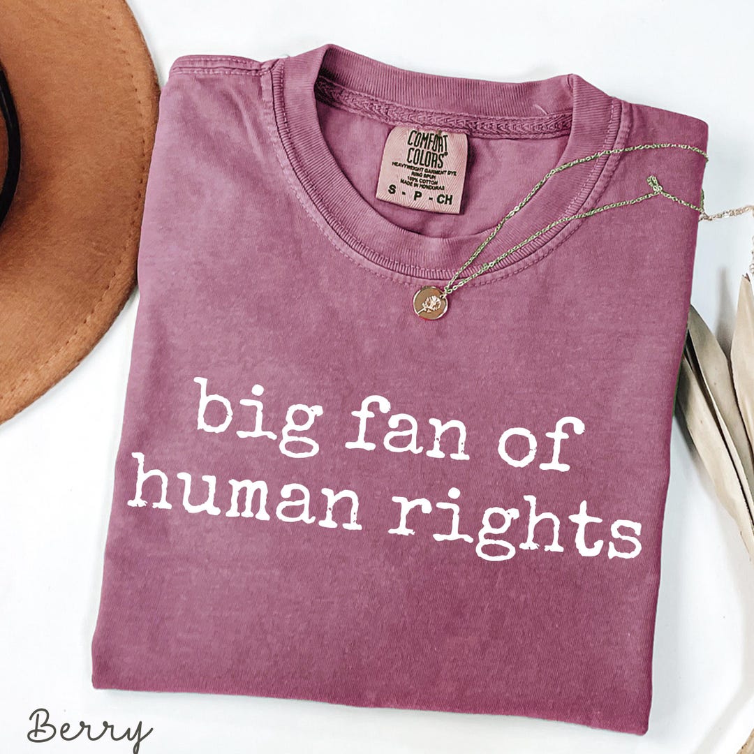 Comfort Colors® Großer Fan von Achtung der Bürger, Gleichheit Shirt ...