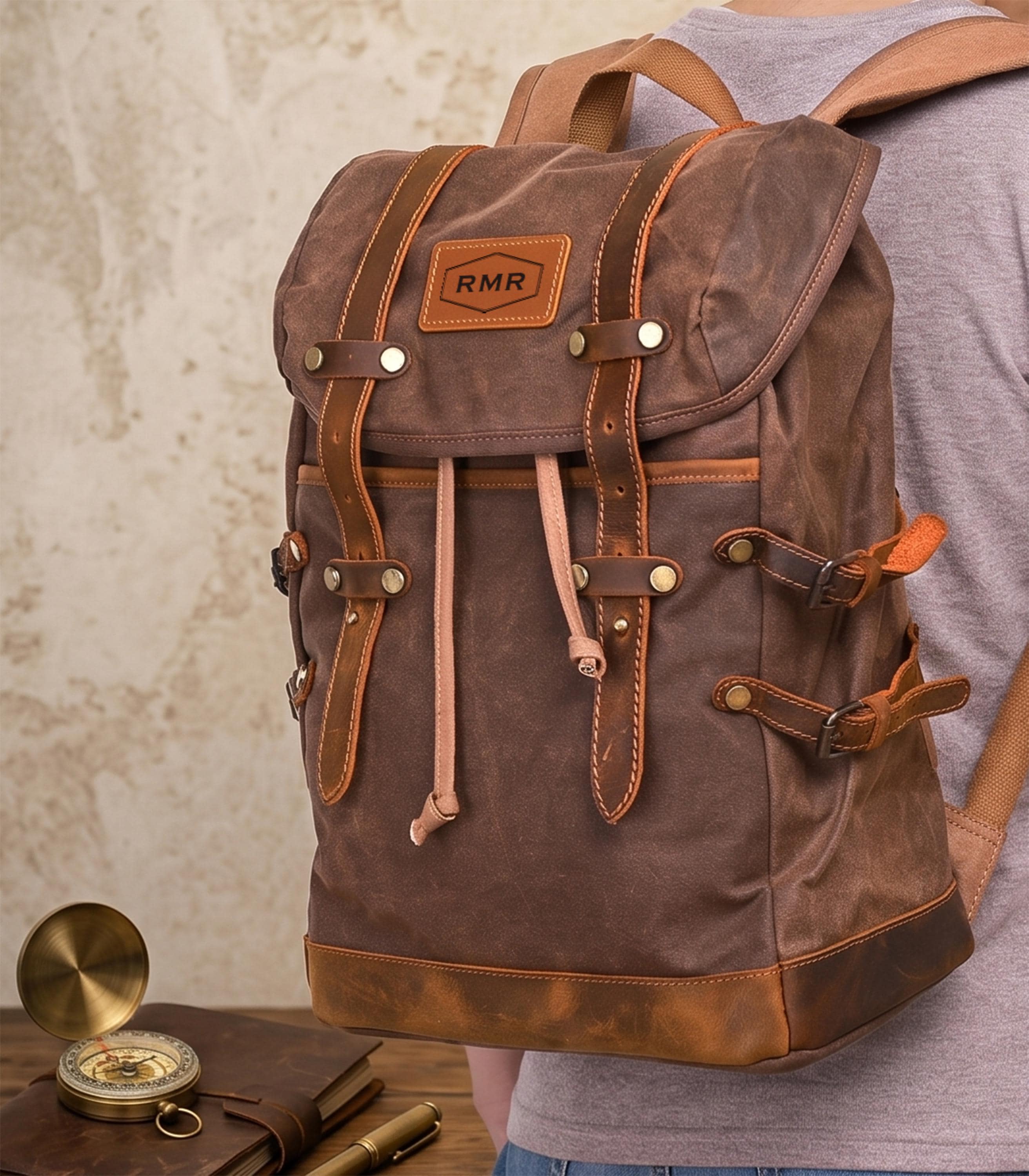 Vintage Green Canvas Backpack - Etsy - Page 5