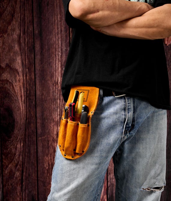 Personalised Leather Tool Belt, Custom Florist Tool Belt, Gift For Dad, Christmas Gift for Husband,  Father's Day Gift