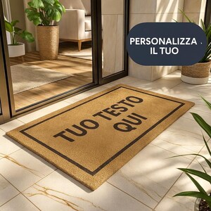 Zerbino Divertente Con Campanello Rotto – Eureya 60x40 Cm, Antiscivolo Per Interni, Regalo Inaugurazione Casa