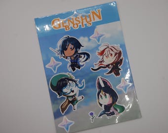 Genshin Bois | Sticker Sheet