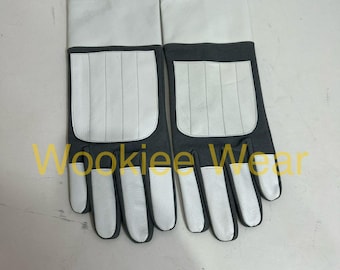 Boba Fett ESB Cosplay Gloves | Handmade Suede Leather Costume Gloves