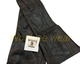 Guanti da cosplay ispirati a Darth Vader / Guanti in pelle Sith di Star Wars / Accessori per costumi personalizzati fatti a mano