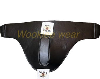 Sospensorio in pelle ispirato a Darth Vader / Armatura da costume Sith di Star Wars / Accessorio cosplay personalizzato fatto a mano