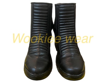 Handmade Fallout Cosplay Boots: Custom Leather, Post-Apocalyptic Style