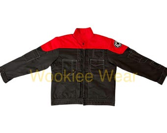 Andor Inspired Canvas Jacket: Star Wars Rebel Cosplay, Custom Made