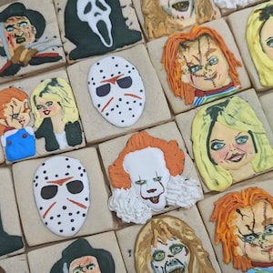 Vegan horror movie cookies Halloween