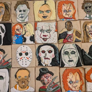 Vegan horror movie cookies Halloween