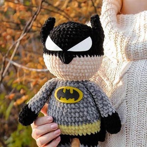 PDF CROCHET PATTERN Masked Superhero Doll // Hero Crochet // Superhero Amigurumi // Boy Doll Crochet Pattern