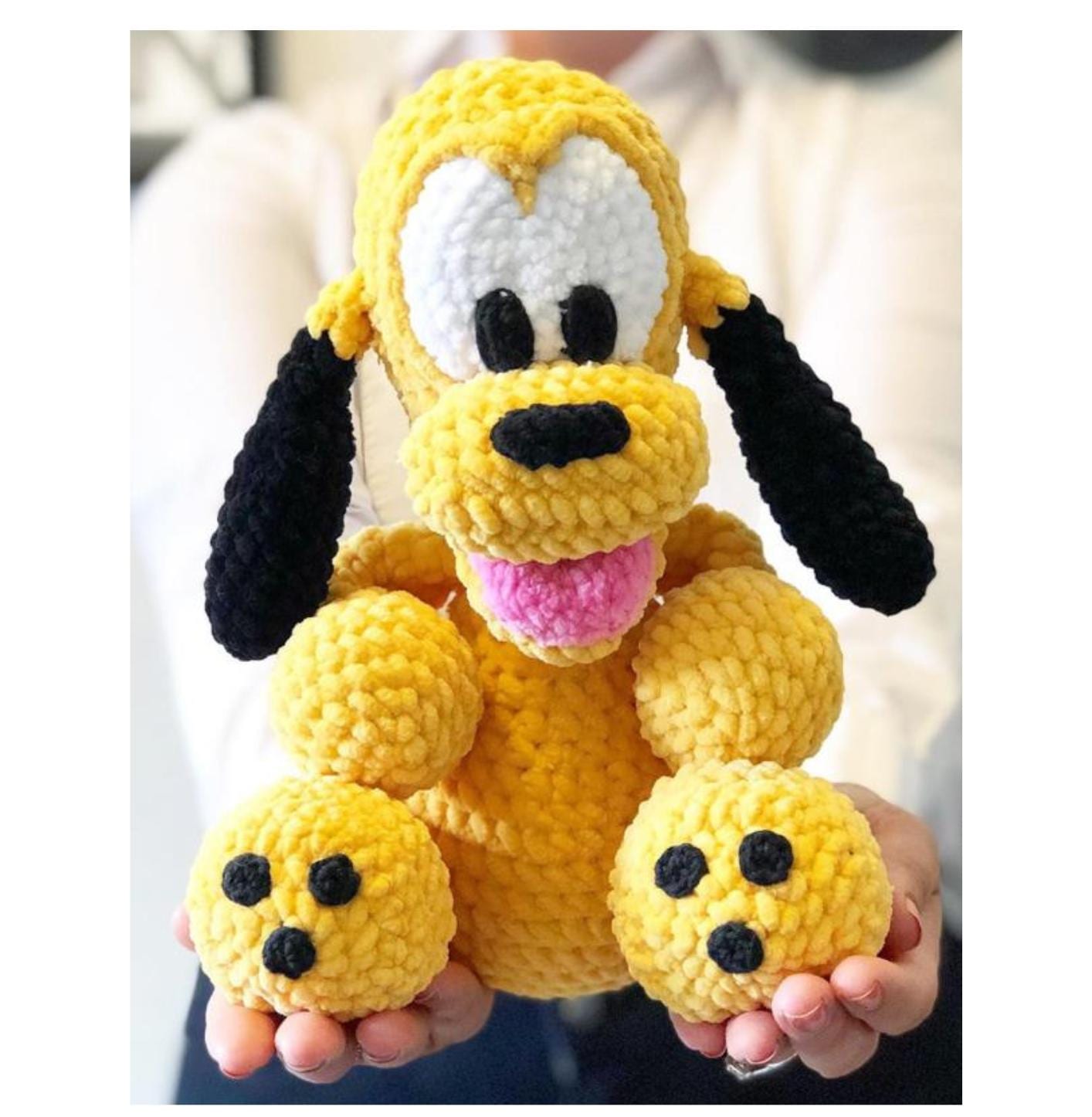 Pluto Vestito Topolino Uncinetto Pluto Crochet Italia