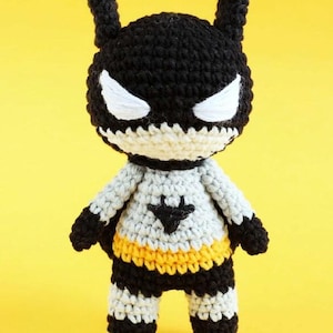 PDF CROCHET PATTERN Masked Superhero Doll // Hero Crochet // Superhero Amigurumi // Boy Doll Crochet Pattern