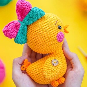 Duck CROCHET PATTERN Duck Amigurumi Bird (Amigurumi, Crochet, Photo tutorial PDF file)