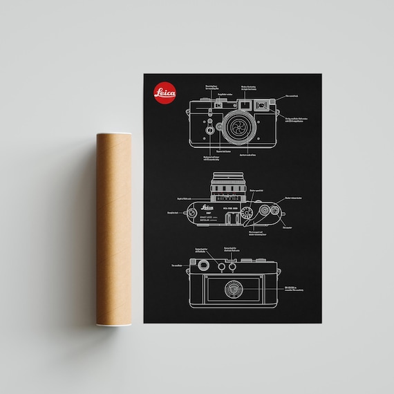 LEICA M3 ポスター – レトロフィルムカメラ | ミニマリスト A2