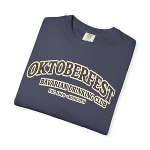 Camiseta Comfort Colors Pepper Chili Oktoberfest Bavarian Drinking Club / Camiseta para hombre del festival de la cerveza imagen 5