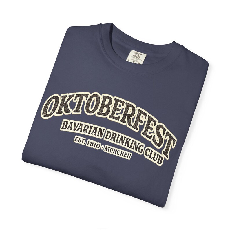Camiseta Comfort Colors Pepper Chili Oktoberfest Bavarian Drinking Club / Camiseta para hombre del festival de la cerveza imagen 5