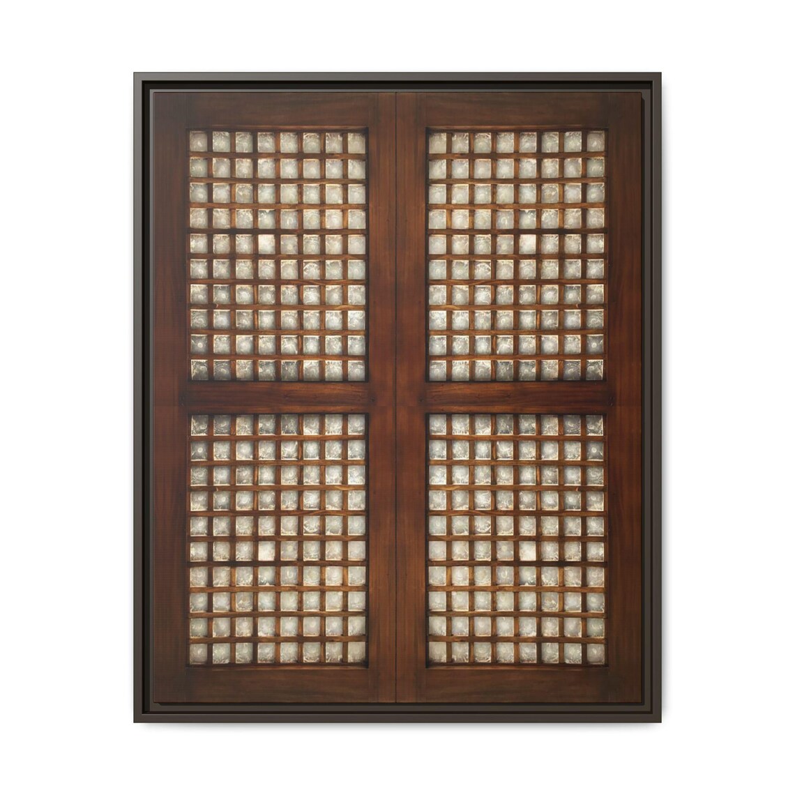 Canvas Wall Art, Philippine Capiz Window Spanish Colonial Design ...