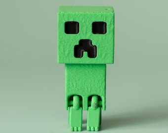 Gaming Block Creep Fidget Clicker mit Handschlaufe oder Schlüsselanhänger