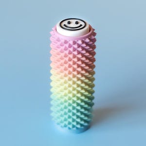 Spiked Sensory Roller with Textured Clicker Top & Wrist Strap - 4 Colours!