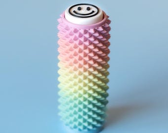 Spiked Sensory Roller with Textured Clicker Top & Wrist Strap - 4 Colours!