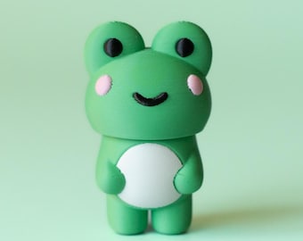 Happy Froggy Fidget Clicker with Wrist Strap or Keychain