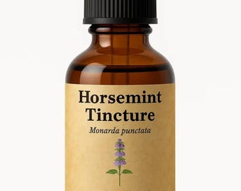 Horsemint Tincture (Monarda punctata) | Alcohol Herbal Extract | Small Batch | 1 oz (30 mL) | Handcrafted Botanical