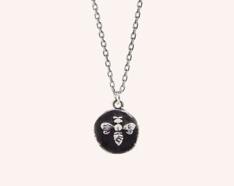 Bee Sterling Silver Necklace