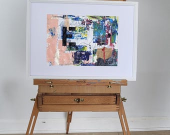 Merrie England - Arte abstracto original firmado por el artista
