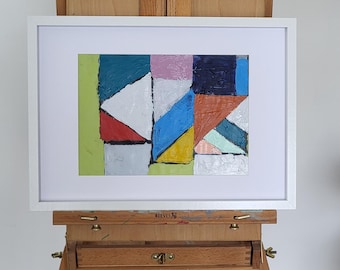 Geometría - Arte abstracto original firmado por el artista