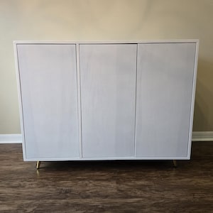 Ultimate Automatic Litter Box Enclosure | Built-in Storage | Cat Cabinet Cover for Litter Robot | Smooth Sides | Choice of Feet | Fits LR4