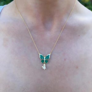 Dainty 925 Sterling Silver Butterfly Necklace – Minimalist Jewelry for Women, Everyday Gift for Her
